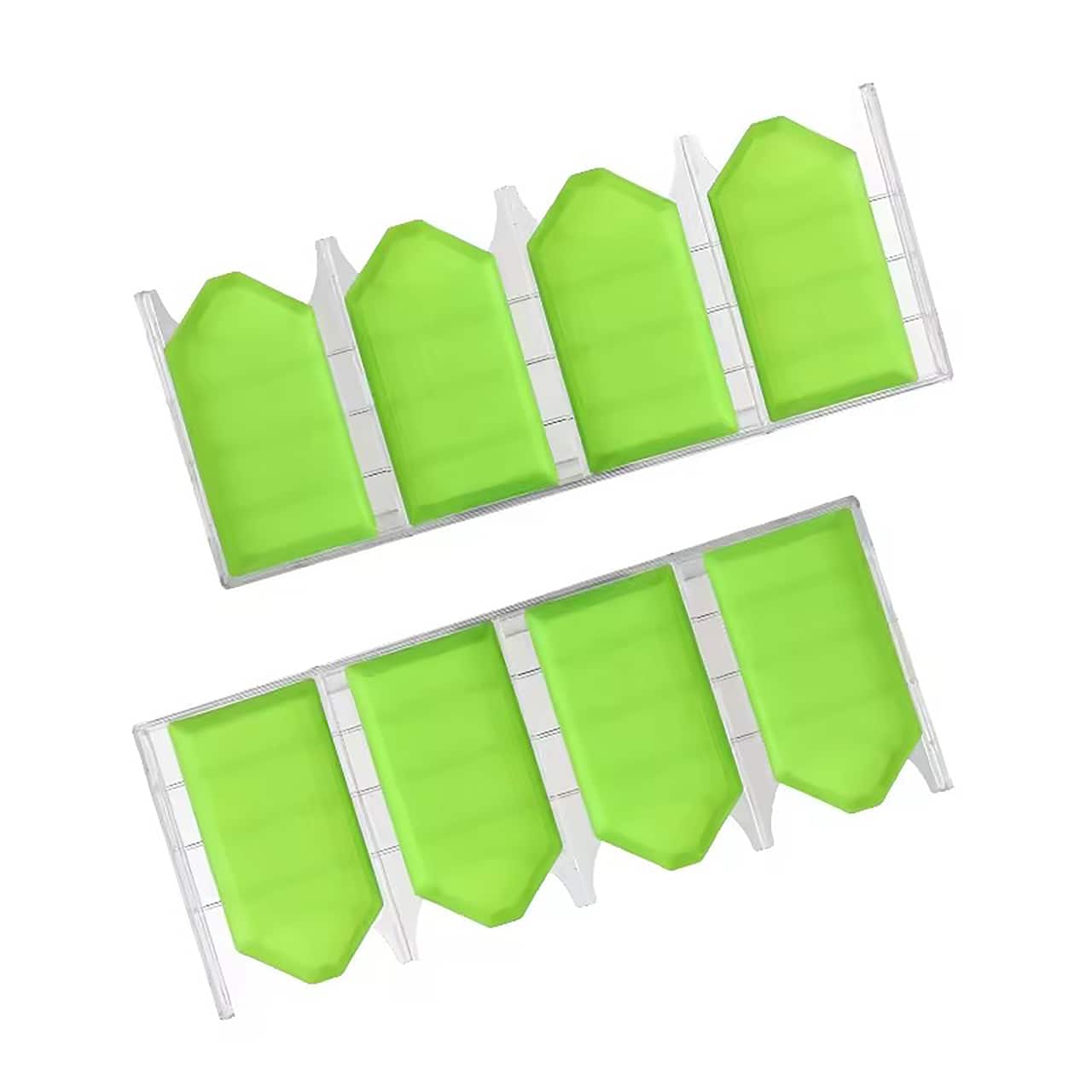 Sparkly Selections Green & Clear Diamond Painting Drill Tray, 2ct.